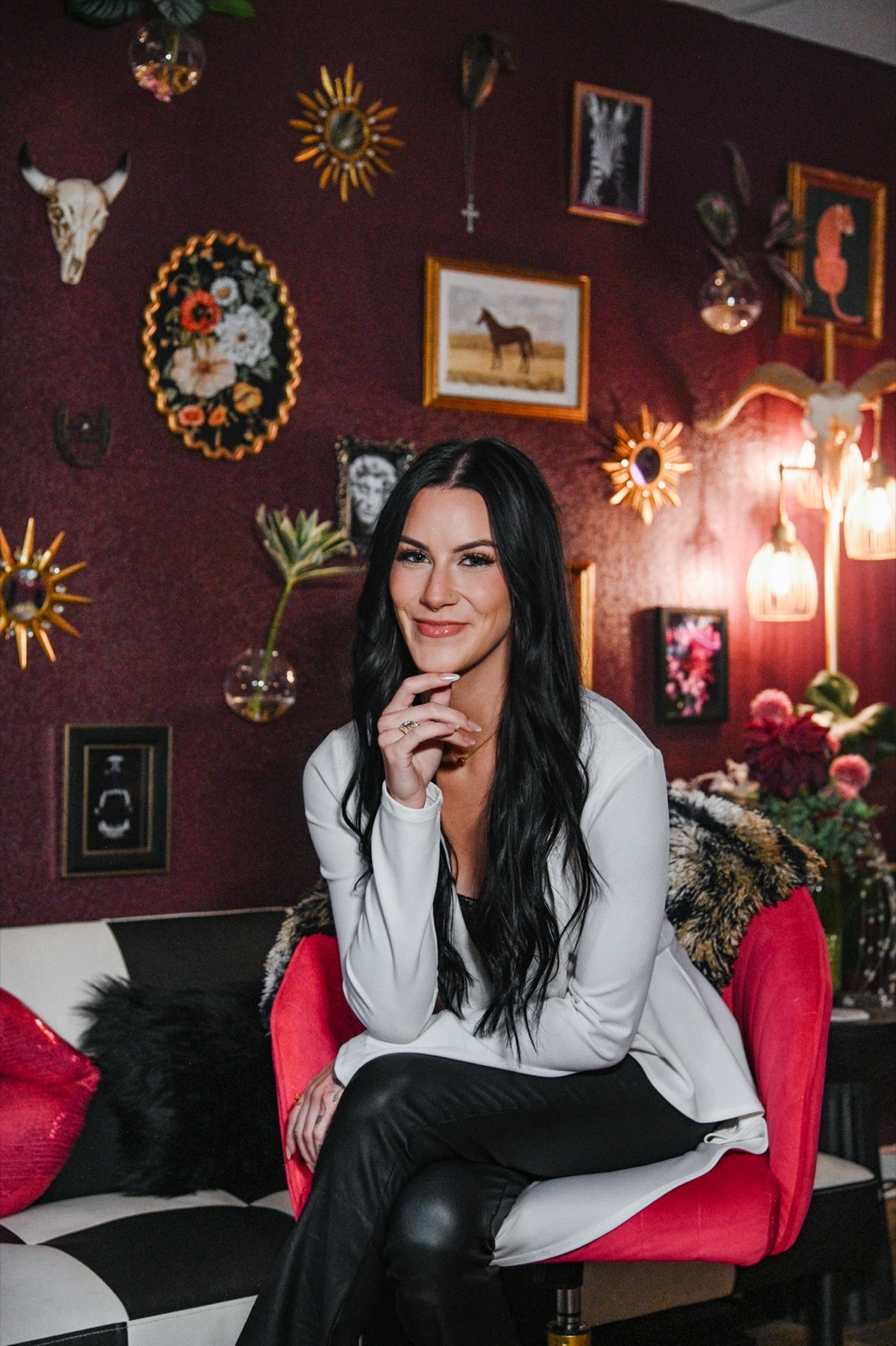 Portrait of Lindsey, permanent makeup artist at The Fine Line.